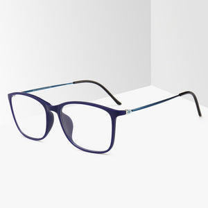 BCLEAR  TR90 Glasses Frame Men or women Ultralight Unisex Square Plain Glass Eyeglasses Male Optical Frame Eyewear