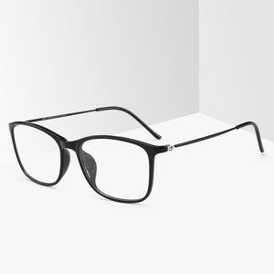 BCLEAR  TR90 Glasses Frame Men or women Ultralight Unisex Square Plain Glass Eyeglasses Male Optical Frame Eyewear