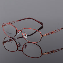 Load image into Gallery viewer, BCLEAR Vintage Women Eye Glasses Frames Lady Metal Spectacles Clear Lens Optical Eyeglasses Frame Female Retro Classic