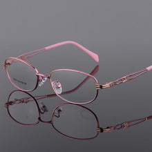 Load image into Gallery viewer, BCLEAR Vintage Women Eye Glasses Frames Lady Metal Spectacles Clear Lens Optical Eyeglasses Frame Female Retro Classic