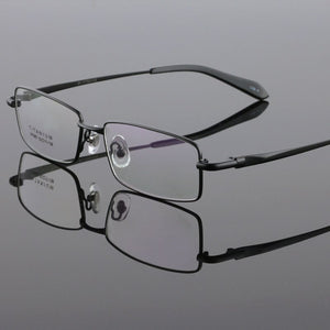 BCLEAR Full Rim Pure Titanium Eyeglasses Frame for Men Optical Glasses Frame Prescription Eyewear Spectacles 9867  Frame