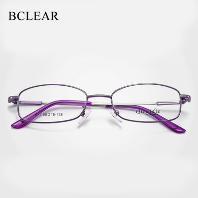 BCLEAR Memory Alloy Men Women Optical Eyeglasses Frames Retro Small Face Full Rim Unisex Spectacle Frame Light Weight Eyewear