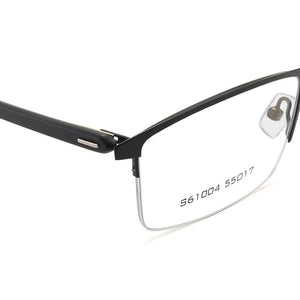 BCLEAR Men Titanium Alloy Eyeglasses Frame for Men Eyewear Flexible Temples Legs IP Electroplating Alloy Material Half Rim 2023