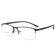 Load image into Gallery viewer, BCLEAR Men Titanium Alloy Eyeglasses Frame for Men Eyewear Flexible Temples Legs IP Electroplating Alloy Material Half Rim 2023