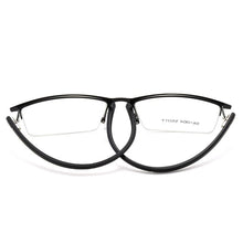 Load image into Gallery viewer, BCLEAR Men Titanium Alloy Eyeglasses Frame for Men Eyewear Flexible Temples Legs IP Electroplating Alloy Material Half Rim 2023