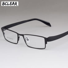 Carica l&#39;immagine nel visualizzatore di Gallery, BCLEAR Uomo Montature per occhiali in lega di titanio Aste flessibili Gambe IP Galvanotecnica Materiale in lega Full Frame Occhiali per occhiali 
