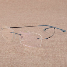 Load image into Gallery viewer, BCLEAR Men&#39;s Business Eyelasses Frame Titanium Alloy Memory Frame Glasses Frameless Spectacle Frame 808