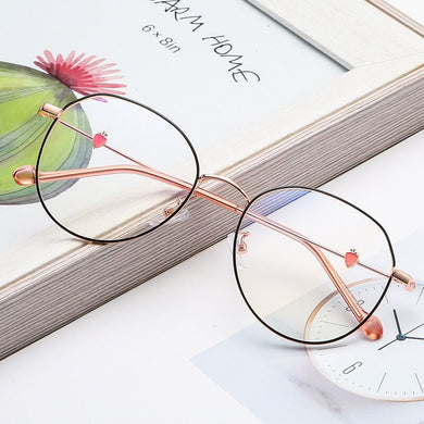 BCLEAR  Beautiful Women Eyeglasses Frame Female Retro Optical Spectacle Frames Lovely Carrot Eyewear 2023 Hot