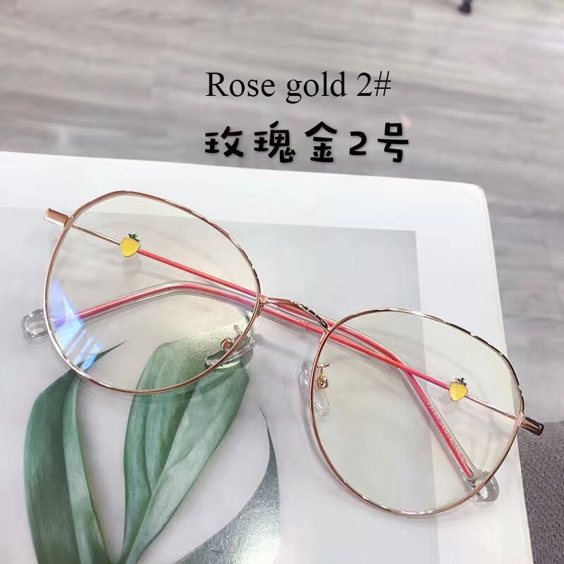 BCLEAR  Beautiful Women Eyeglasses Frame Female Retro Optical Spectacle Frames Lovely Carrot Eyewear 2023 Hot
