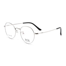 Carica l&#39;immagine nel visualizzatore di Gallery, BCLEAR Retro Round Frame Pure Titanium Myopia Eyeglasses Male Desgin Ultra-light Man Women Full Rim Eyewear