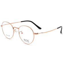 Carica l&#39;immagine nel visualizzatore di Gallery, BCLEAR Retro Round Frame Pure Titanium Myopia Eyeglasses Male Desgin Ultra-light Man Women Full Rim Eyewear