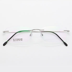 BCLEAR Rimless Glasses Frame Unisex Titanium Ultralight Eyeglasses Prescription Frameless Eyewear Myopia Optical Frame 52-18-140