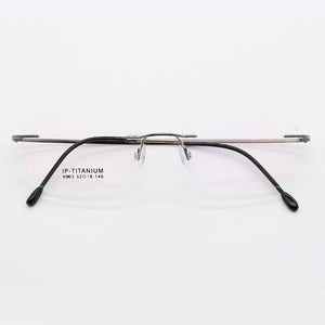 BCLEAR Rimless Glasses Frame Unisex Titanium Ultralight Eyeglasses Prescription Frameless Eyewear Myopia Optical Frame 52-18-140