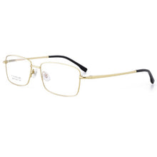 Load image into Gallery viewer, BCLEAR Simple Men Eyeglasses Big Frame Pure Titanium Ultra light  Male Business Casual Full Rim Spectacles