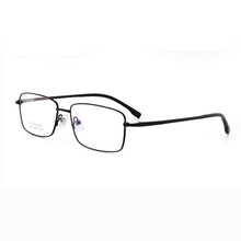 Load image into Gallery viewer, BCLEAR Simple Men Eyeglasses Big Frame Pure Titanium Ultra light  Male Business Casual Full Rim Spectacles