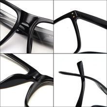 Carica l&#39;immagine nel visualizzatore di Gallery, BCLEAR Square Glasses Frame Women Transparent TR90 2023 Brand Designer Flat Top Big Eyeglasses Optical Frame Men Unisex Popular