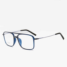 Carica l&#39;immagine nel visualizzatore di Gallery, BCLEAR Super Light Square ULTEM Eyeglasses Double Beam Glasses Frame Men and Women Models Tide Big Face Comfortable