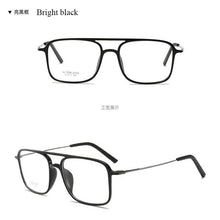 Carica l&#39;immagine nel visualizzatore di Gallery, BCLEAR Super Light Square ULTEM Eyeglasses Double Beam Glasses Frame Men and Women Models Tide Big Face Comfortable