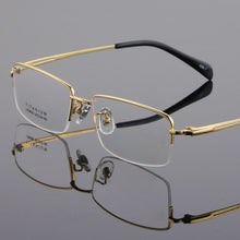 Load image into Gallery viewer, BCLEAR Super Light Titanium Prescription Glasses Frame Optical Eye Glasses Frames Men Classic Half Frame High Quality Eyewear