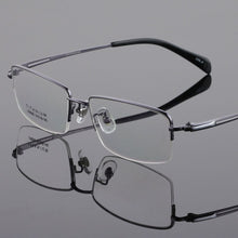 Load image into Gallery viewer, BCLEAR Super Light Titanium Prescription Glasses Frame Optical Eye Glasses Frames Men Classic Half Frame High Quality Eyewear
