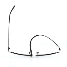 Load image into Gallery viewer, BCLEAR Titanium Alloy Glasses Frame Men Ultralight Square Myopia Prescription Eyeglasses Metal Half Rim Optical Frame Eyewear