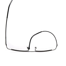 Load image into Gallery viewer, BCLEAR Titanium Alloy Slim Glasses Frame Men Ultralight Square Myopia Prescription Eyeglasses Metal Half Rimless Optical Eyewear