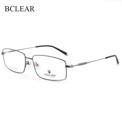 BCLEAR Titanium Optical Glasses Frame Men 2023 Full Square Myopia Eye Glass Prescription Eyeglasses Korean European Eyewear