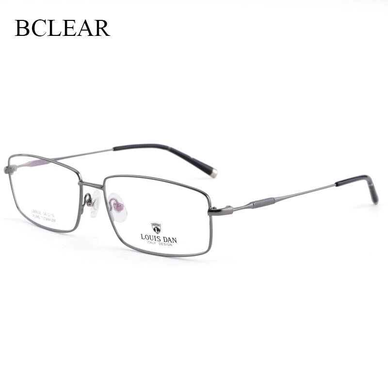 BCLEAR Titanium Optical Glasses Frame Men 2023 Full Square Myopia Eye Glass Prescription Eyeglasses Korean European Eyewear