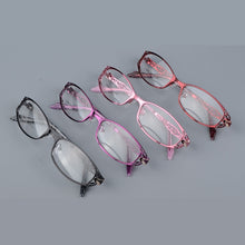 Load image into Gallery viewer, BCLEAR Women Prescription Optical Eyeglasses Frames with Golden Hollow Out Eyeglasses Frame With Flower Female Spectacle Eyewear