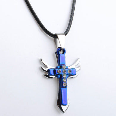City Fashion Jewelry Man Woman Accessories Angel Wing Couple Pendant Necklace Gifts for Lovers Jewelry