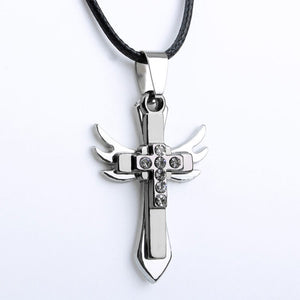 City Fashion Jewelry Man Woman Accessories Angel Wing Couple Pendant Necklace Gifts for Lovers Jewelry