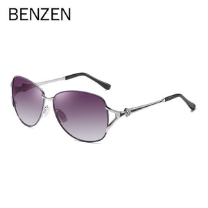 BENZEN  Women Sunglasses Alloy Polarized Sun Glasses For Female UV 400  Oculos Feminino 6689