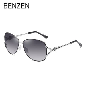 BENZEN  Women Sunglasses Alloy Polarized Sun Glasses For Female UV 400  Oculos Feminino 6689