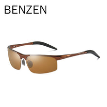 Load image into Gallery viewer, BENZEN Polarized Sunglasses For Men Quality Al-Mg Sports Sun Glasses Male UV Protection Outdoor Driver Glasses Goggles 9333
