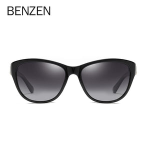 BENZEN Polarized Sunglasses Women Brand Designer Retro Female Sun Glasses For Driving Shades Gafas UV 400 Black  6131