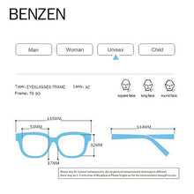 Load image into Gallery viewer, BENZEN Quality Glasses Frame Men Women Ultralight  Optical Eye Glasses Frame Square Prescription Eyeglasses  5196