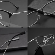 Load image into Gallery viewer, BENZEN Titanium Prescription Eyeglasses Frame Men Vintage Retro Eyebrow Line Myopia OpticalGlasses Frames Women Eyewear 5560
