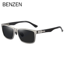 Load image into Gallery viewer, BENZEN Top Carbon Fiber Square Polarized Sunglasses Men Goggles For Driving Sun glasses  Male UV 400 gafas de sol hombre 9617