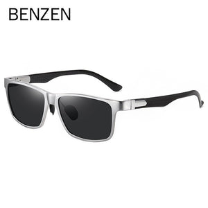 BENZEN Top Carbon Fiber Square Polarized Sunglasses Men Goggles For Driving Sun glasses  Male UV 400 gafas de sol hombre 9617