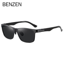 Load image into Gallery viewer, BENZEN Top Carbon Fiber Square Polarized Sunglasses Men Goggles For Driving Sun glasses  Male UV 400 gafas de sol hombre 9617