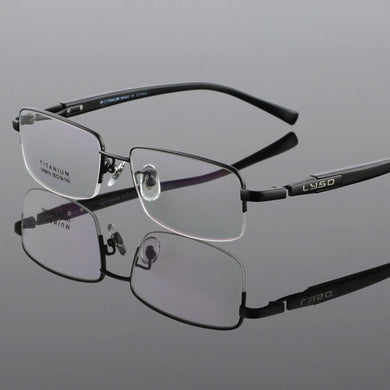 BETSION 100% Pure Titanium Spectacles Men Optical Eyeglass Frame eyewear Prescription Glasses