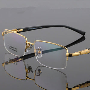 BETSION 100% Pure Titanium Spectacles Men Optical Eyeglass Frame eyewear Prescription Glasses