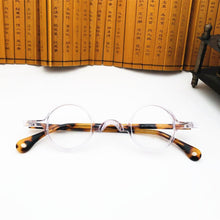 Load image into Gallery viewer, BETSION  Acetate Creative Small Round Eyeglasses Men Women Miopia Prescription Eyewear