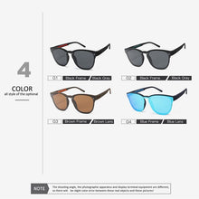 Load image into Gallery viewer, BEYONDSTAR One-piece Blue Mirror Lens Sunglass Men Polarized Cateye Sunglasses Women  Glasses UV400 Glases TR79037