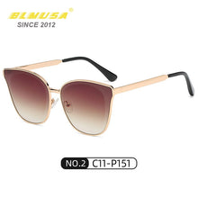Load image into Gallery viewer, BLMUSA 2023 Sunglasses Women Brand Design  Butterfly Eyeglasses  Custom Pink Shades For Women Glasses UV400
