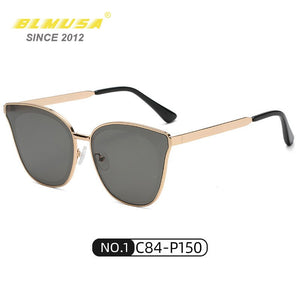 BLMUSA 2023 Sunglasses Women Brand Design  Butterfly Eyeglasses  Custom Pink Shades For Women Glasses UV400