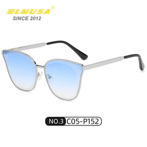 BLMUSA 2023 Sunglasses Women Brand Design  Butterfly Eyeglasses  Custom Pink Shades For Women Glasses UV400