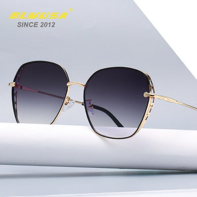 BLMUSA 2023 Sunglasses Women Brand Design Sun Glasses For Women Hip Hop Style Simple Butterfly Glasses UV400