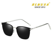 Load image into Gallery viewer, BLMUSA  2023 Polarized Sunglasses Men Metal Driver Night Vision Glasses Design UV400 Square Business Sun Glasses Cool Men