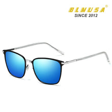 Load image into Gallery viewer, BLMUSA  2023 Polarized Sunglasses Men Metal Driver Night Vision Glasses Design UV400 Square Business Sun Glasses Cool Men